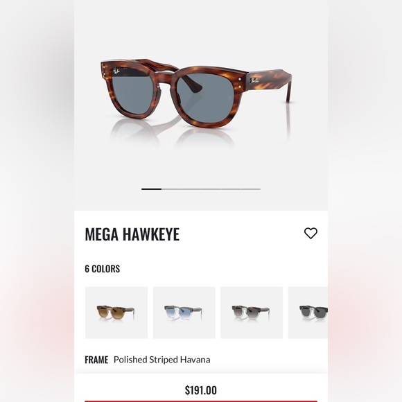 Ray-Ban Mega Hawkeye Sunglasses - Picture 7 of 7